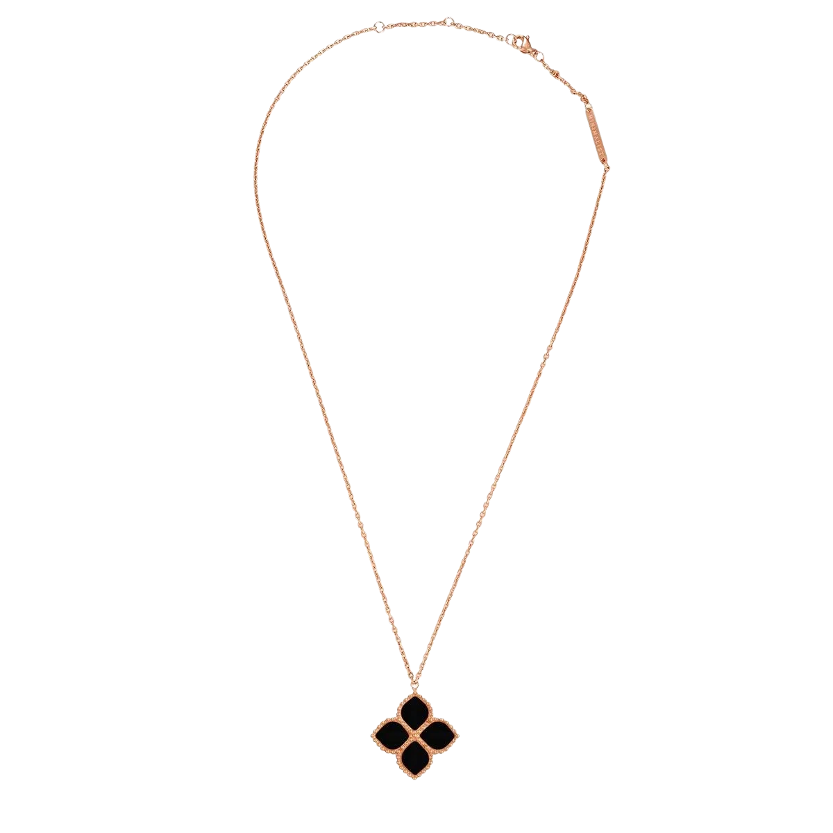 Joory / Necklace Black Rose Gold