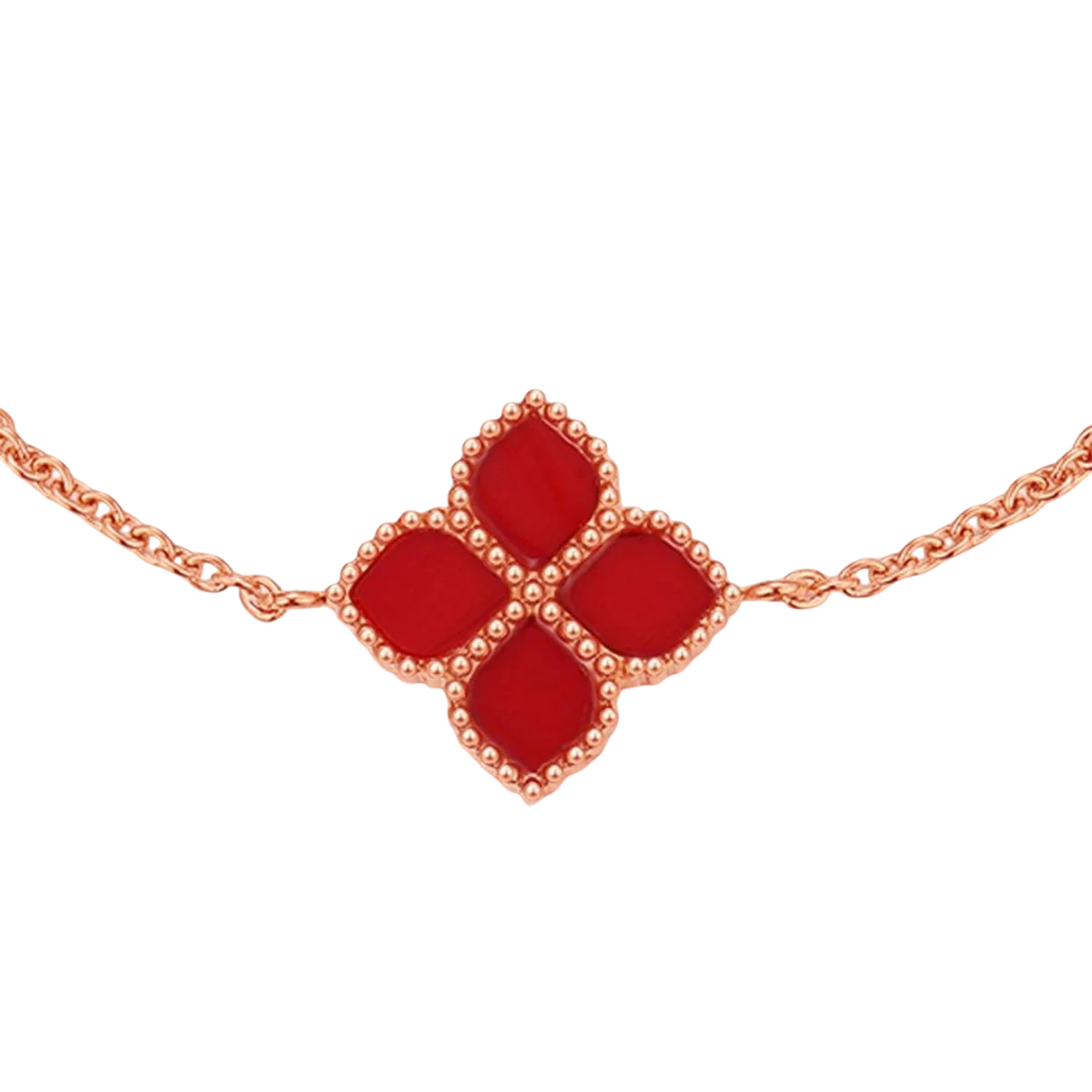 Joory / Bracelet Red Rose Gold