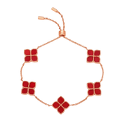 Joory / Bracelet Red Rose Gold