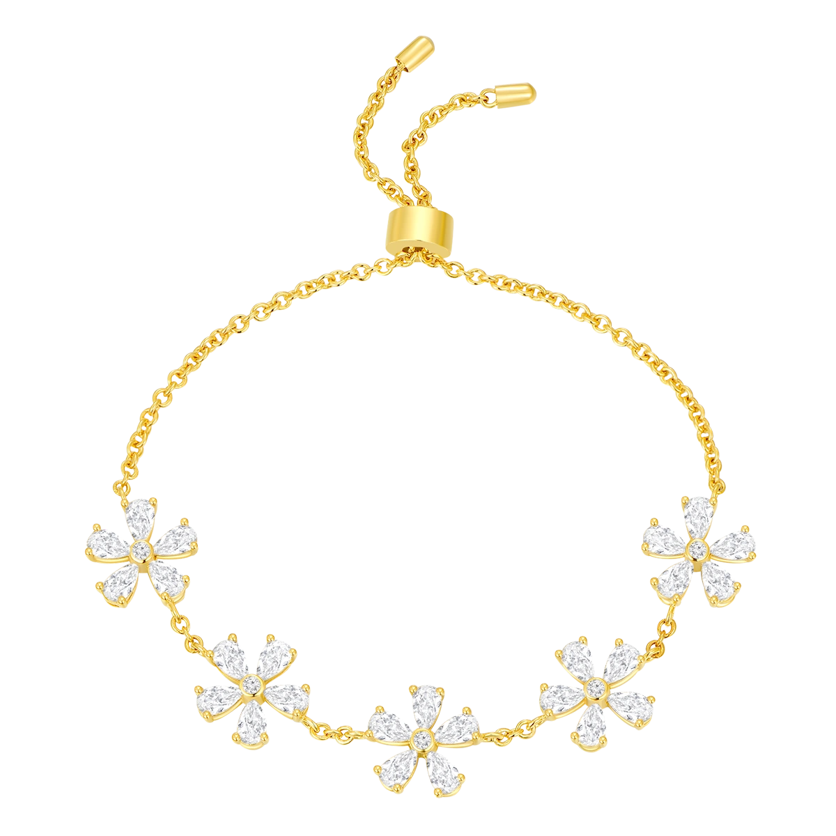 Daisy Flower / Multi Motif Set Gold