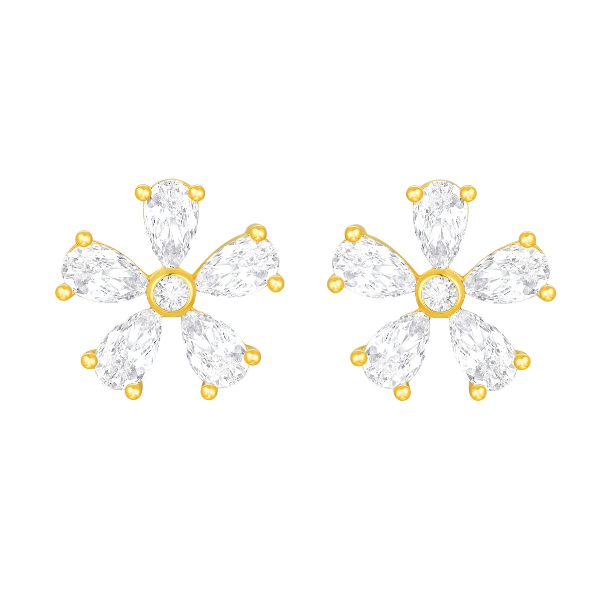 Daisy Flower / Multi Motif Set Gold