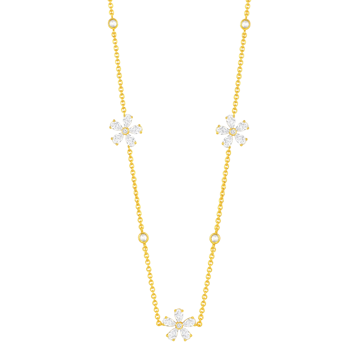 Daisy Flower / Multi Motif Set Gold