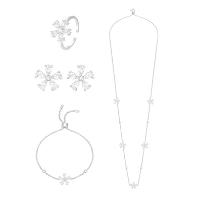 Daisy Flower / Simple Set Silver
