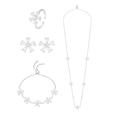 Daisy Flower / Multi Motif Set Silver