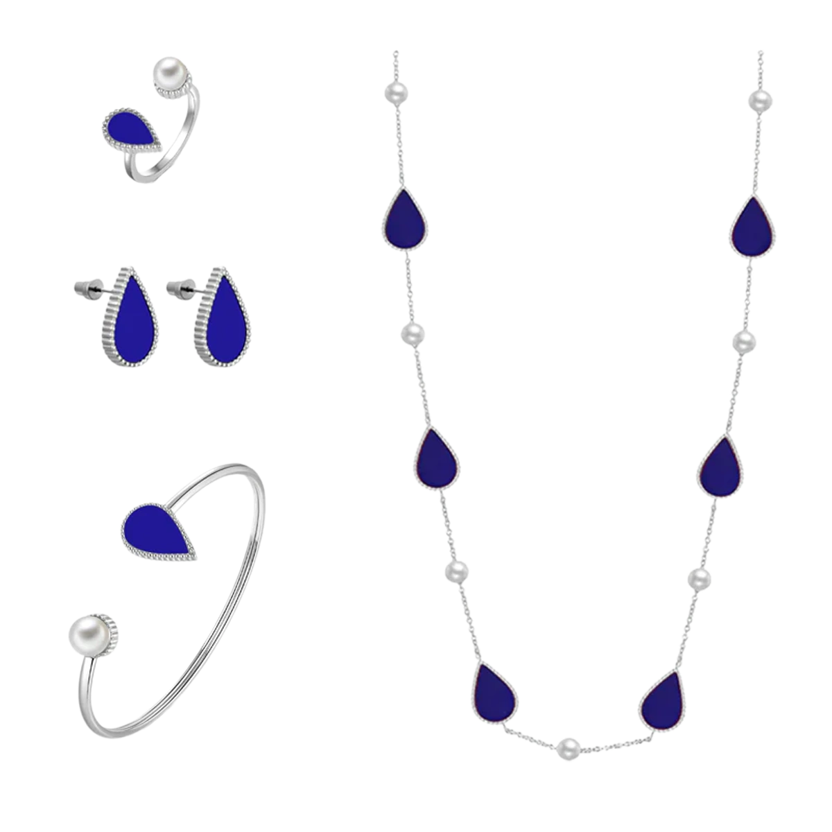 Drop / Set Blue Silver