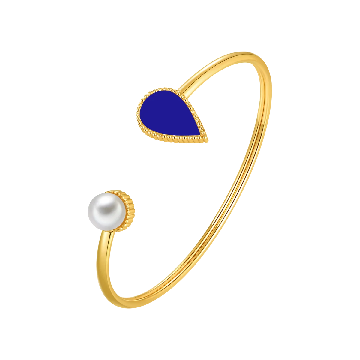 Drop / Bangle Blue Gold