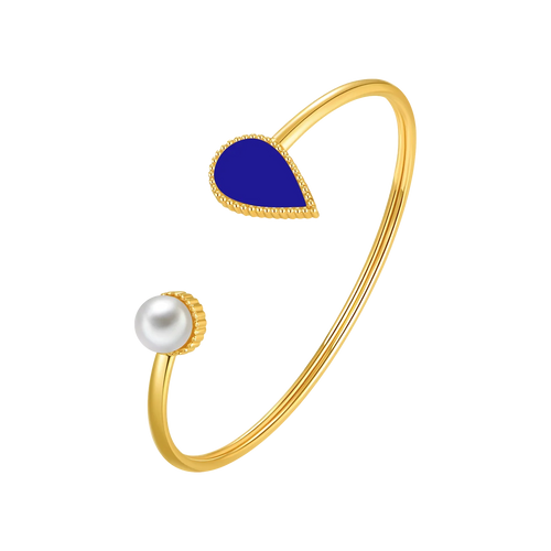 Drop / Bangle Blue Gold