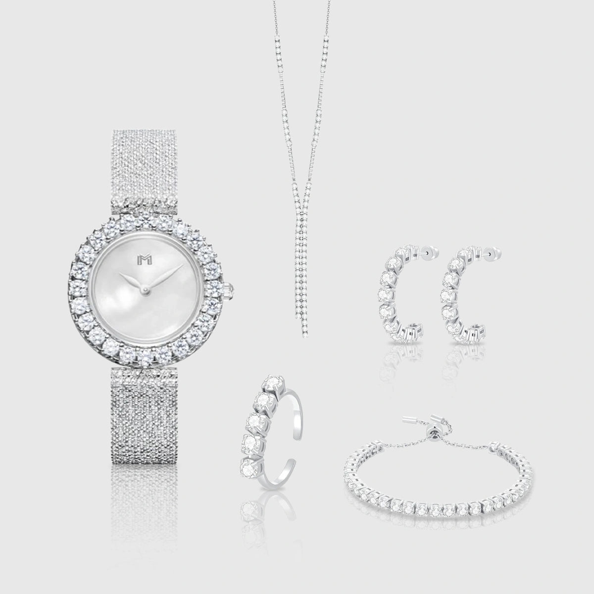 Huda / Tennis Silver - Gift Set