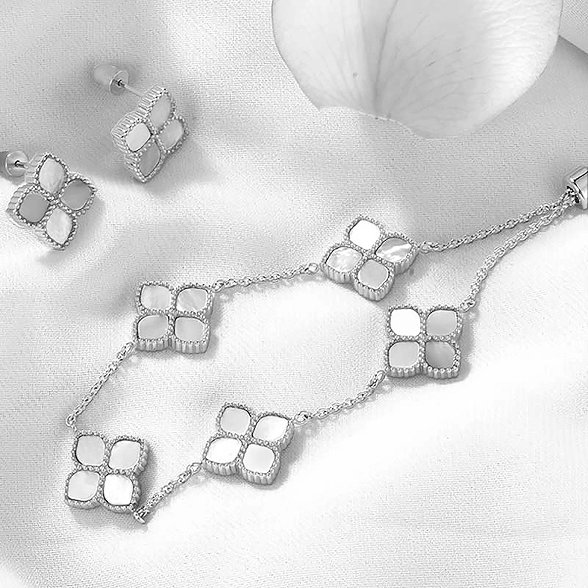 Joory / Bracelet Pearl Silver