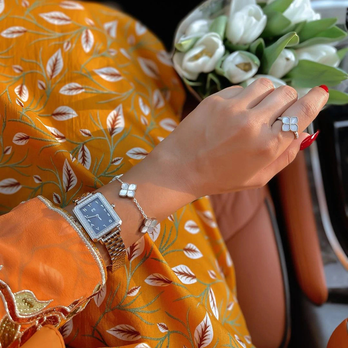 Joory / Bracelet Pearl Silver