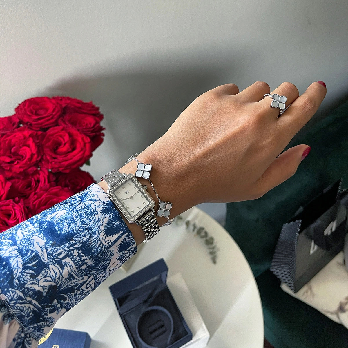 Joory / Bracelet Pearl Silver