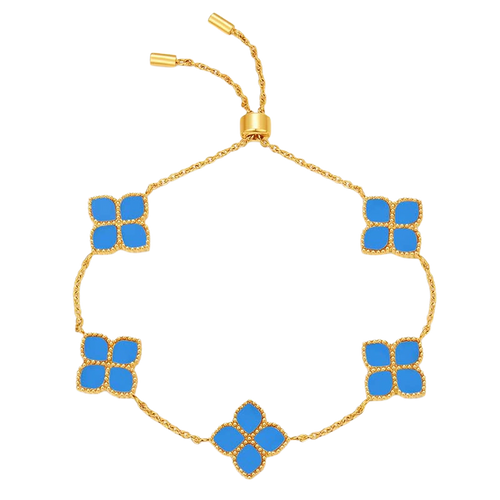 Joory / Bracelet Teal Gold