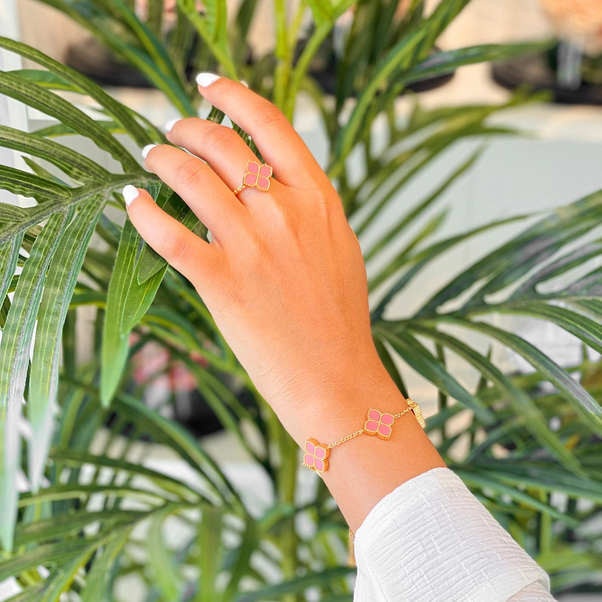 Joory / Bracelet Pink Gold