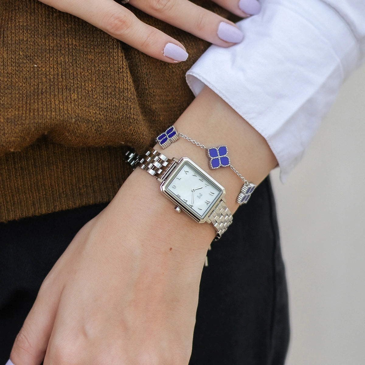 Joory / Bracelet Blue Silver