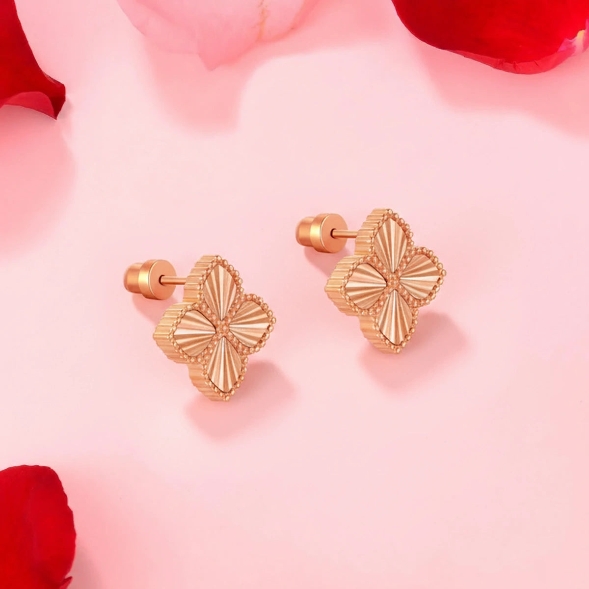 Joory / Sunglow Earrings Rose Gold