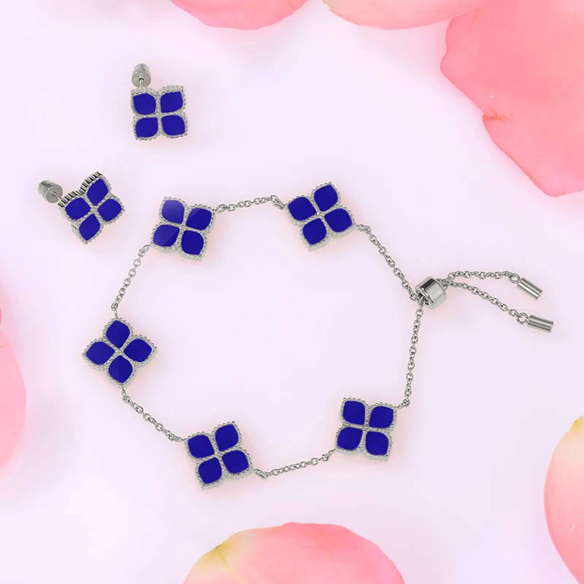 Joory / Bracelet Blue Silver