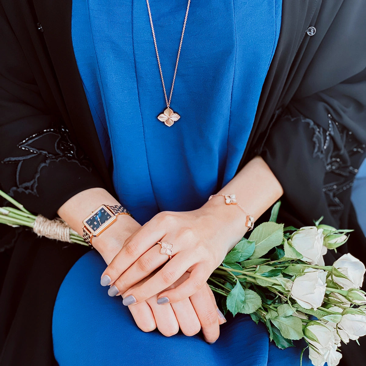 Joory / Sunglow Necklace Rose Gold