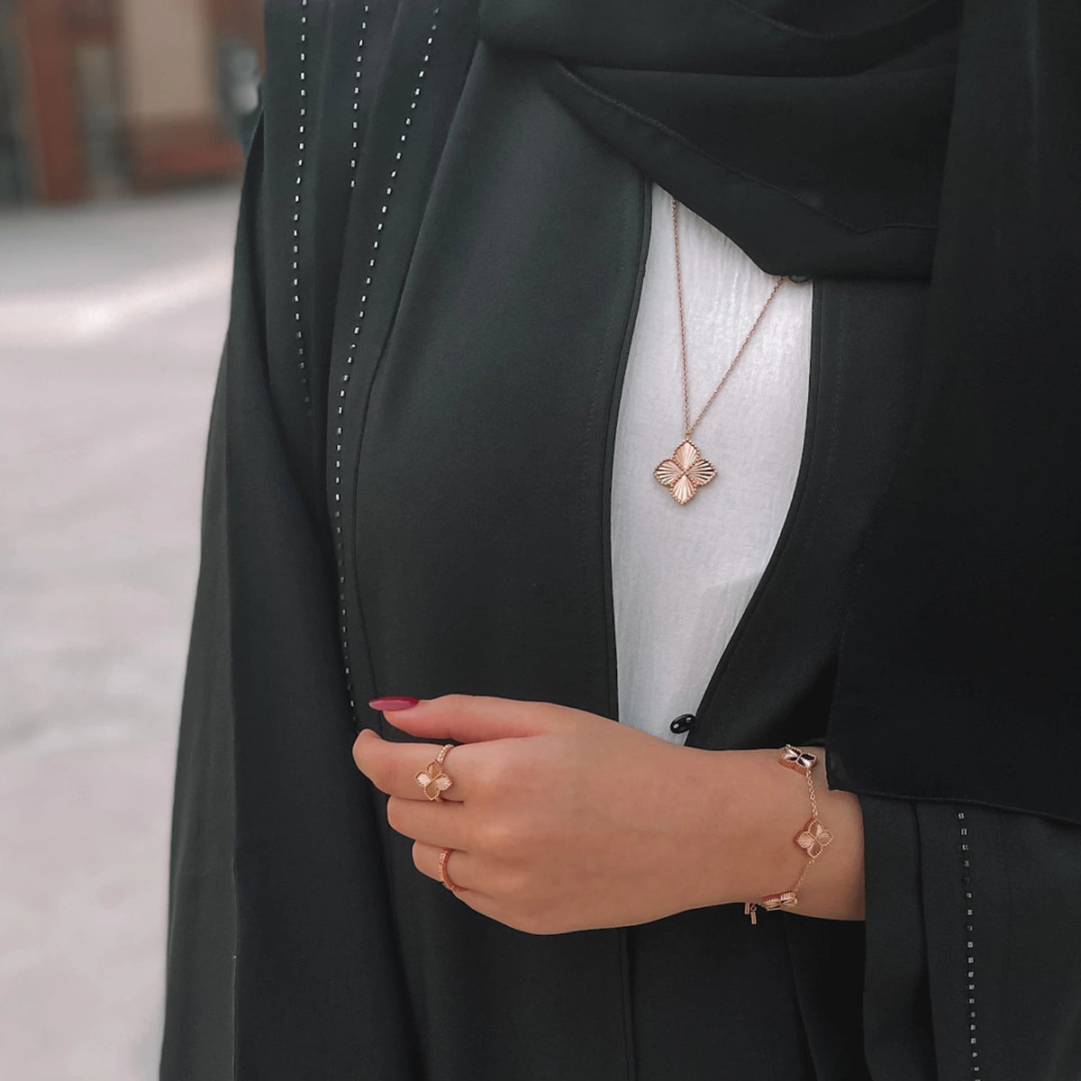 Joory / Sunglow Necklace Rose Gold