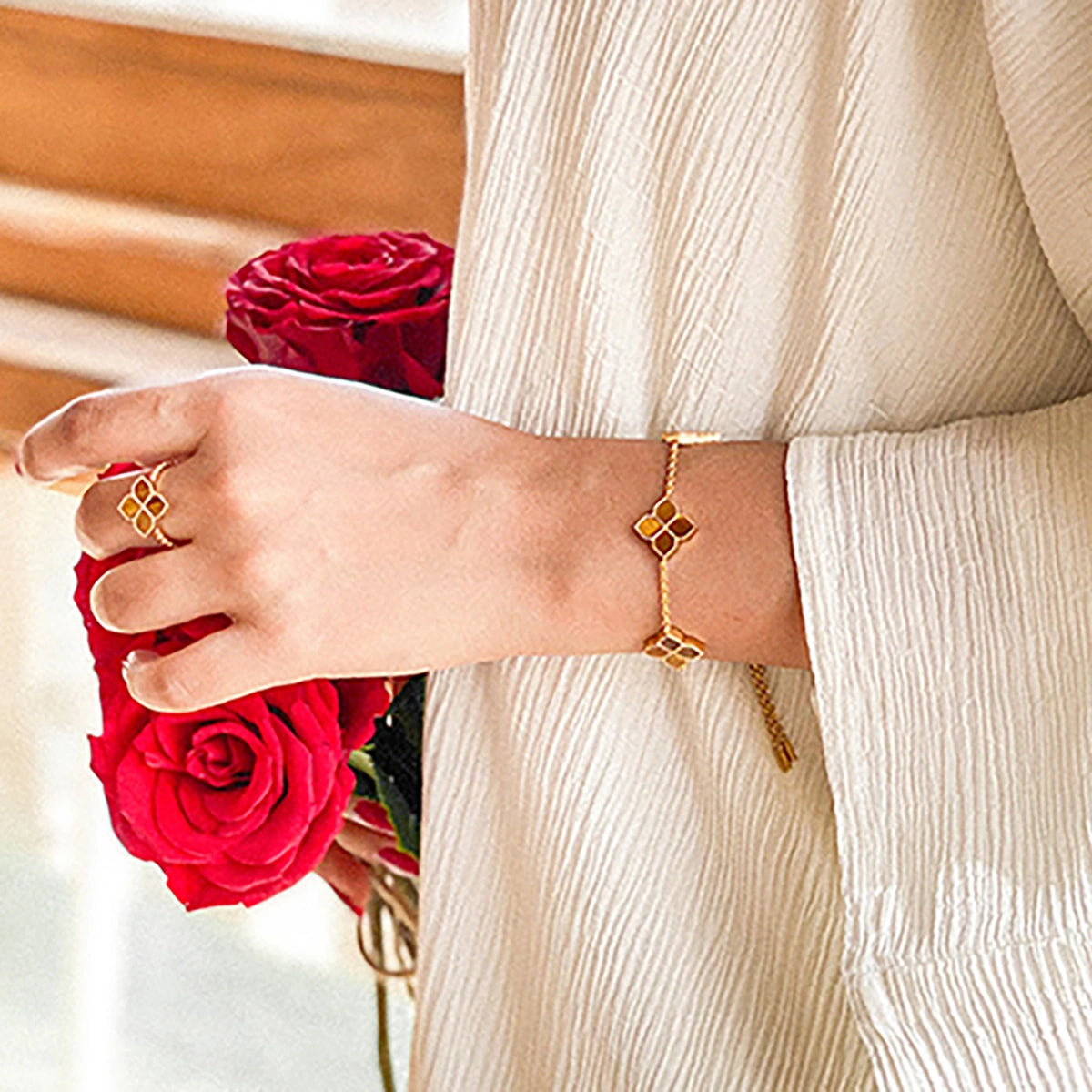 Joory / Set Tiger Eye Gold