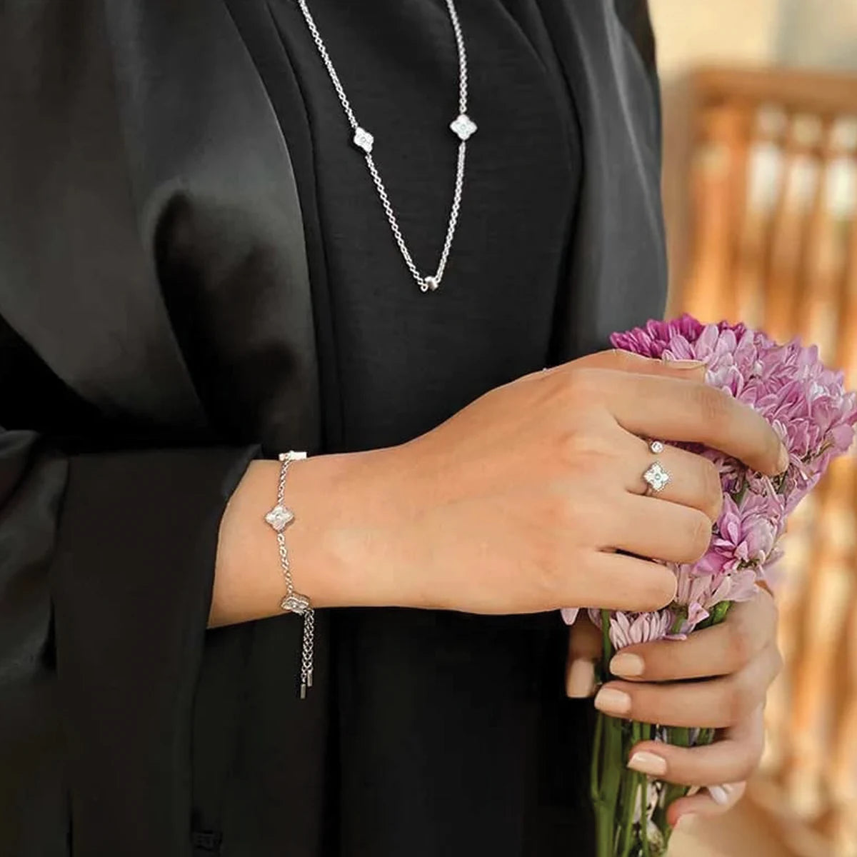 Mini Joory / Bracelet Pearl Silver