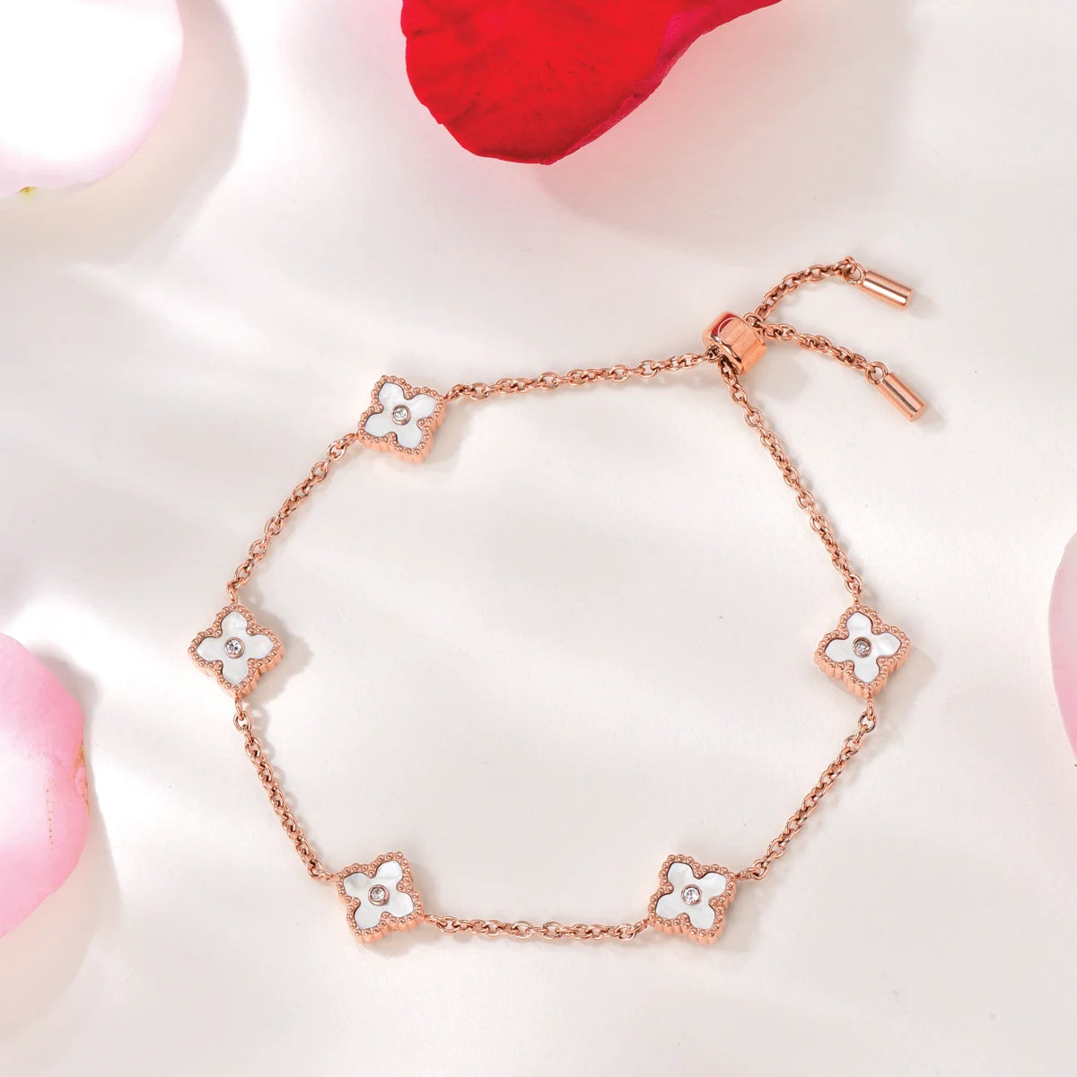 Mini Joory / Bracelet Pearl Rose Gold