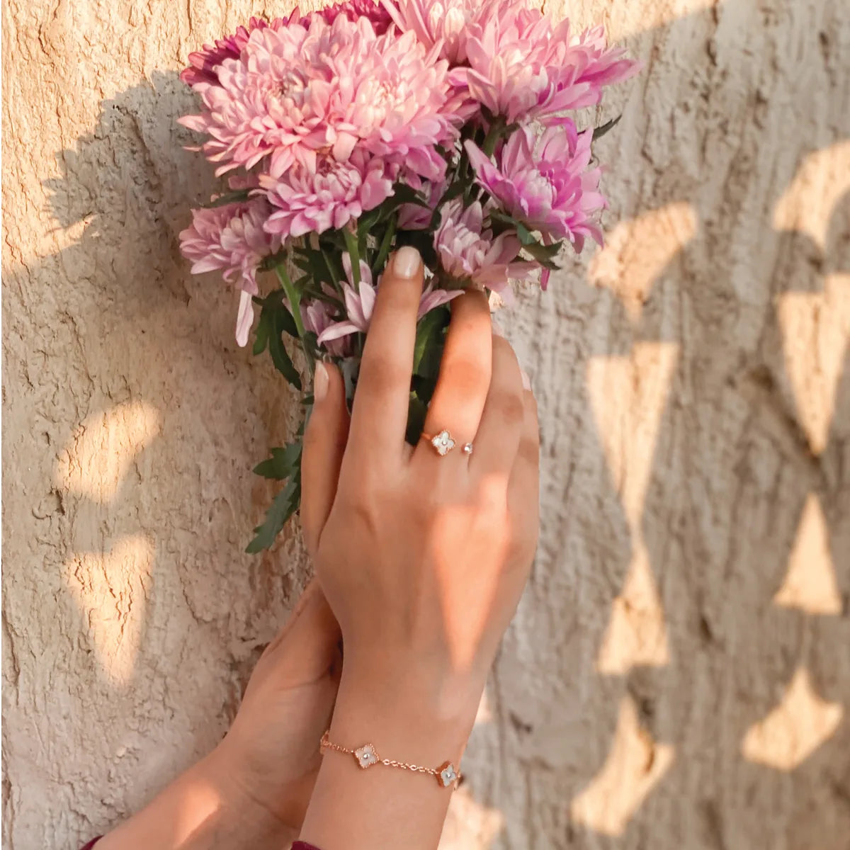 Mini Joory / Bracelet Pearl Rose Gold