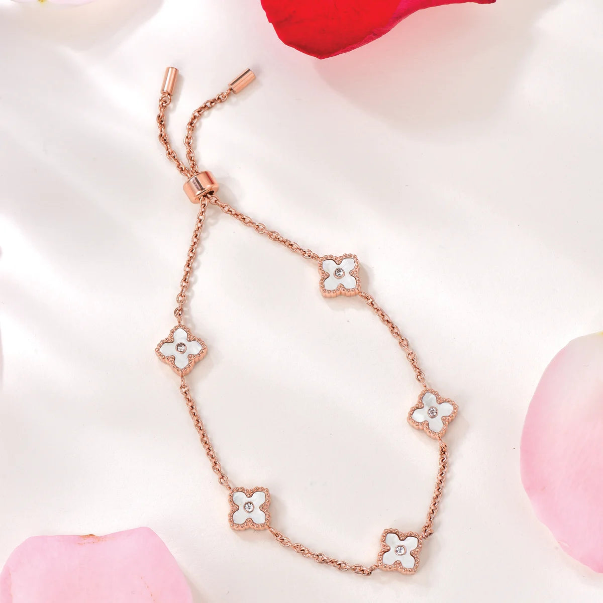 Mini Joory / Bracelet Pearl Rose Gold