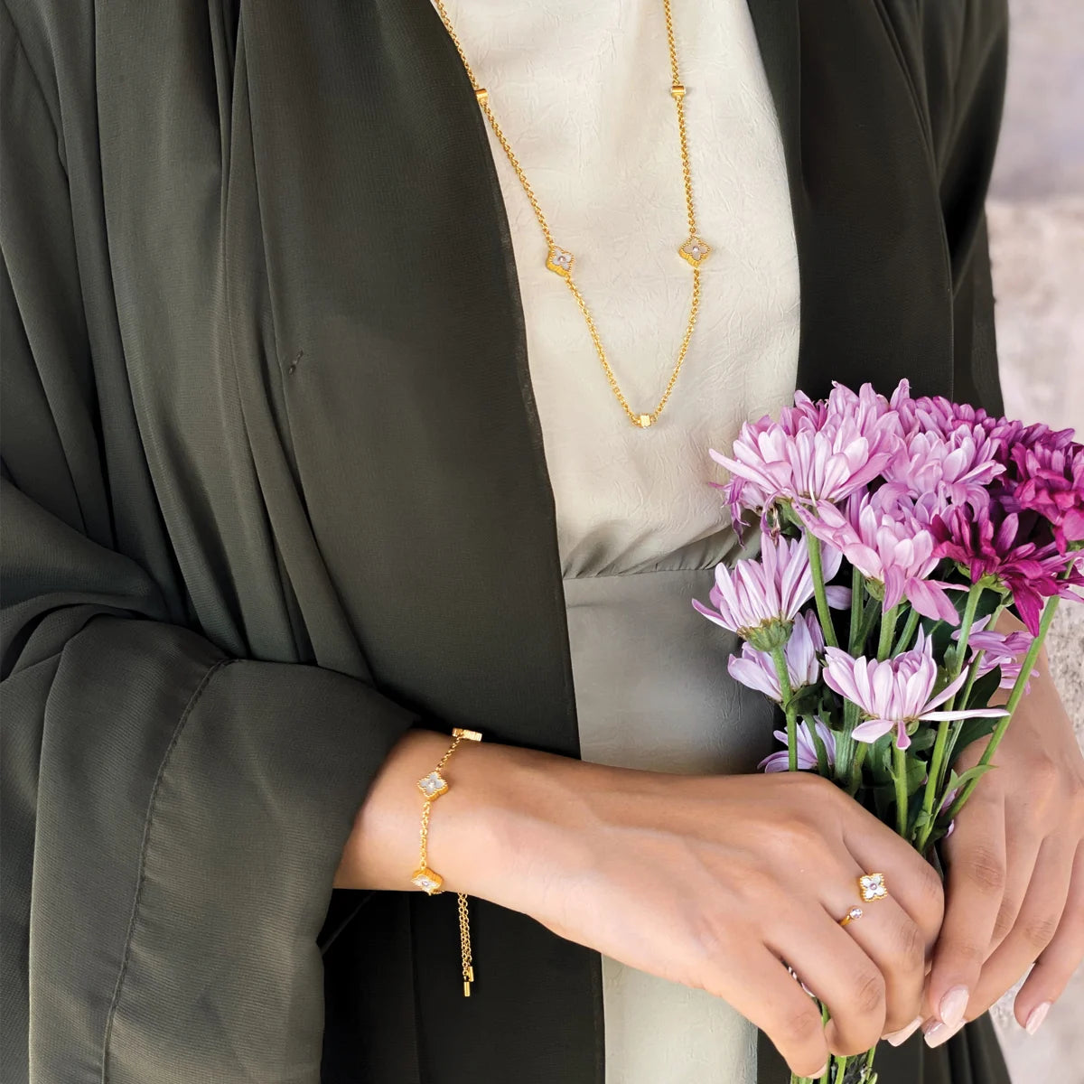 Mini Joory / Bracelet Pearl Gold