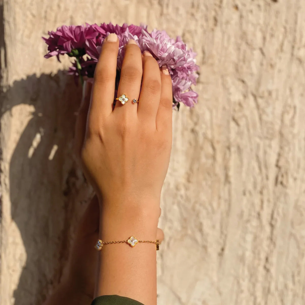 Mini Joory / Bracelet Pearl Gold