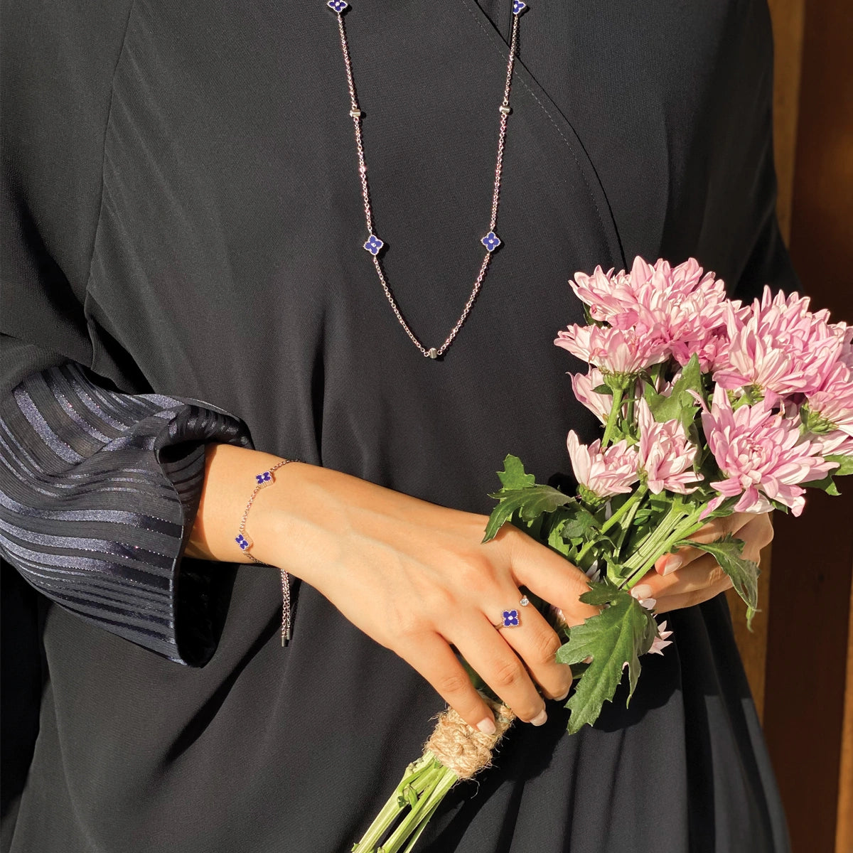 Mini Joory / Bracelet Blue Silver