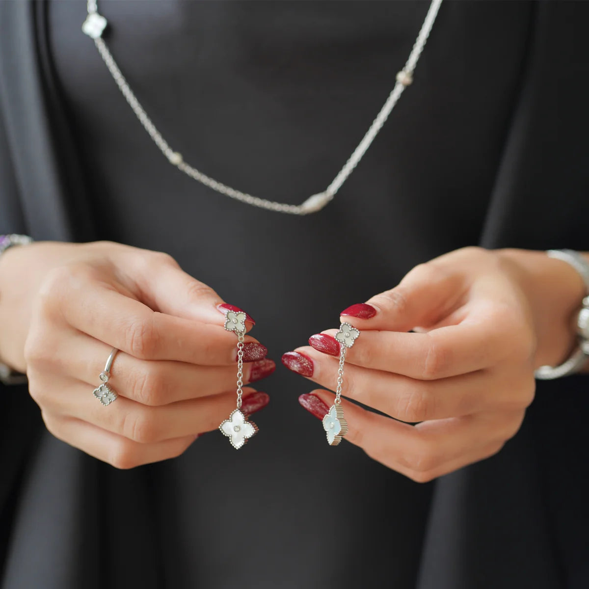 Mini Joory / Earrings Pearl Silver