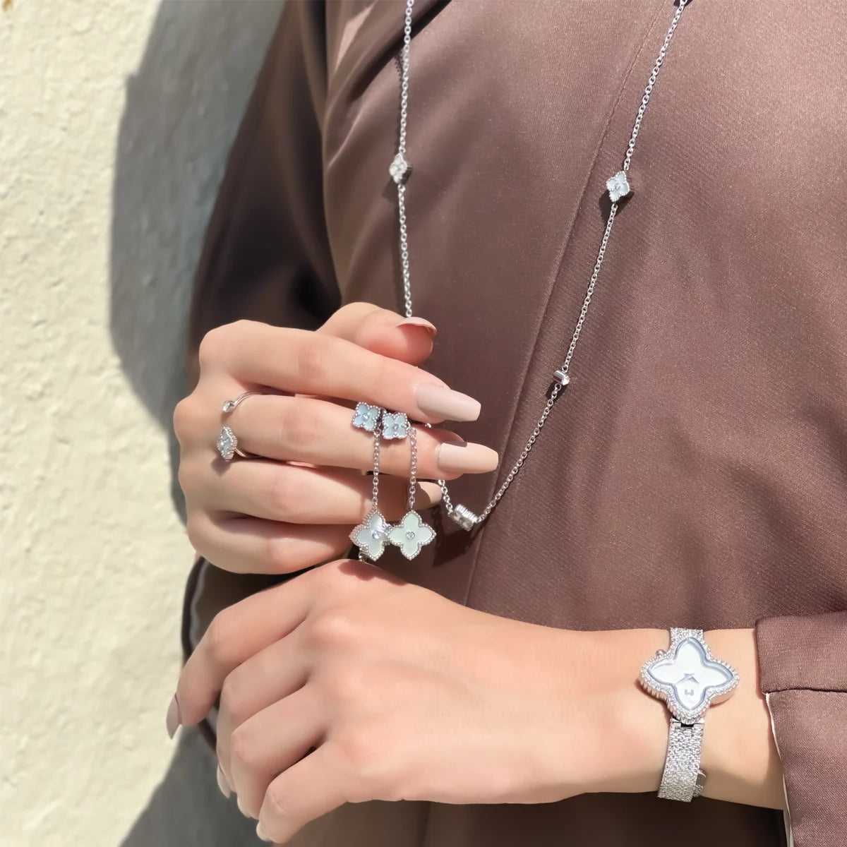 Mini Joory / Earrings Pearl Silver