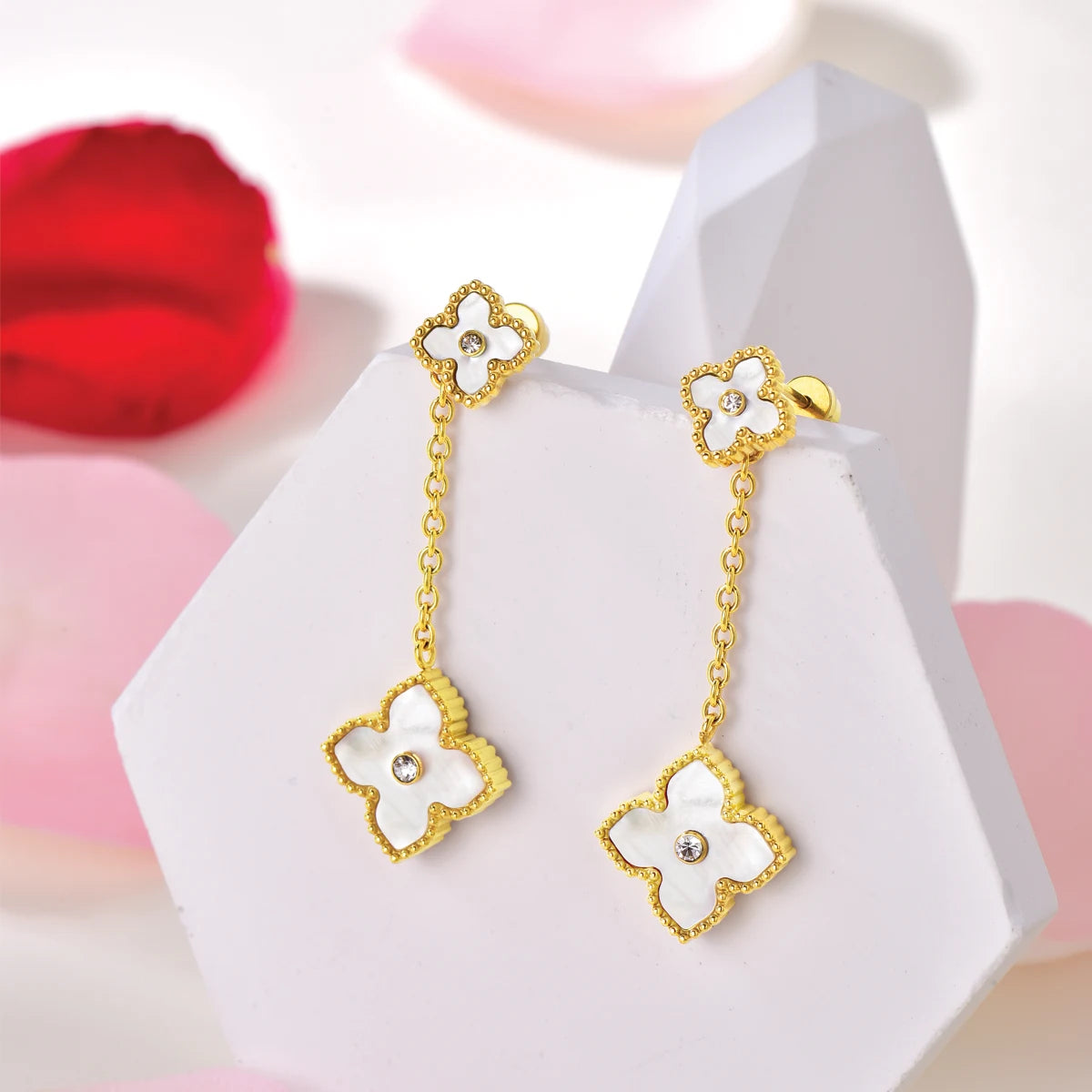 Mini Joory / Earrings Pearl Gold