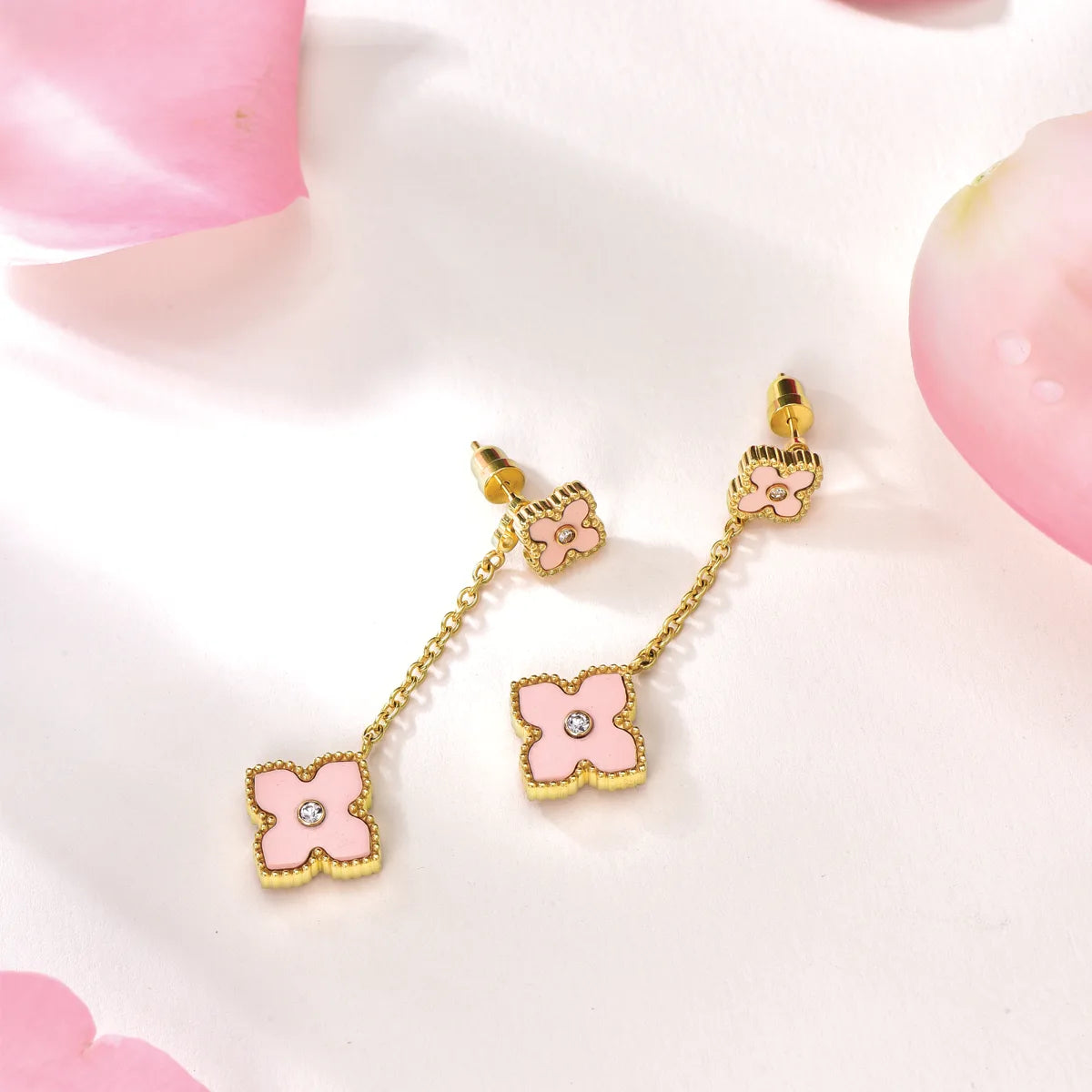Mini Joory / Earrings Baby Pink Gold