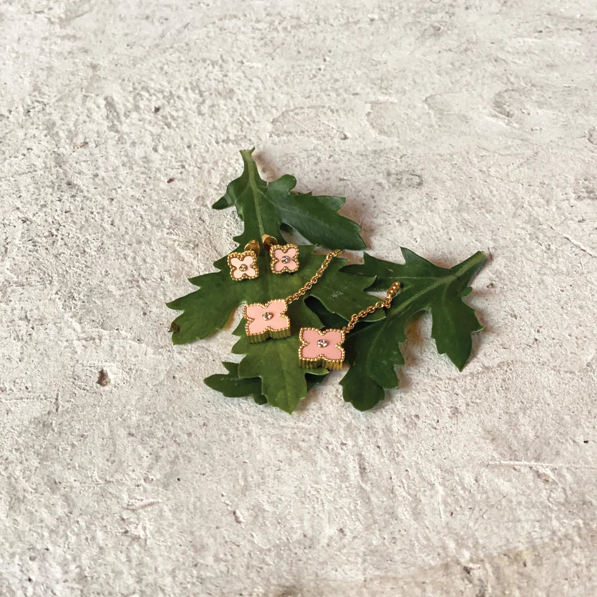 Mini Joory / Earrings Baby Pink Gold