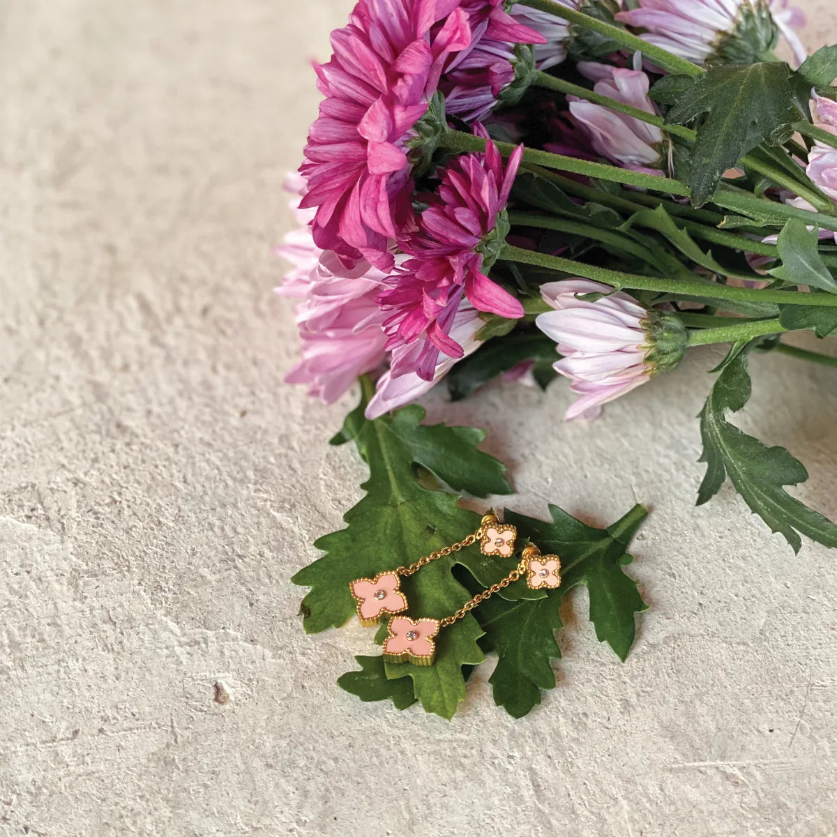 Mini Joory / Earrings Baby Pink Gold