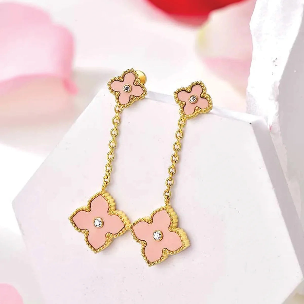Mini Joory / Earrings Baby Pink Gold