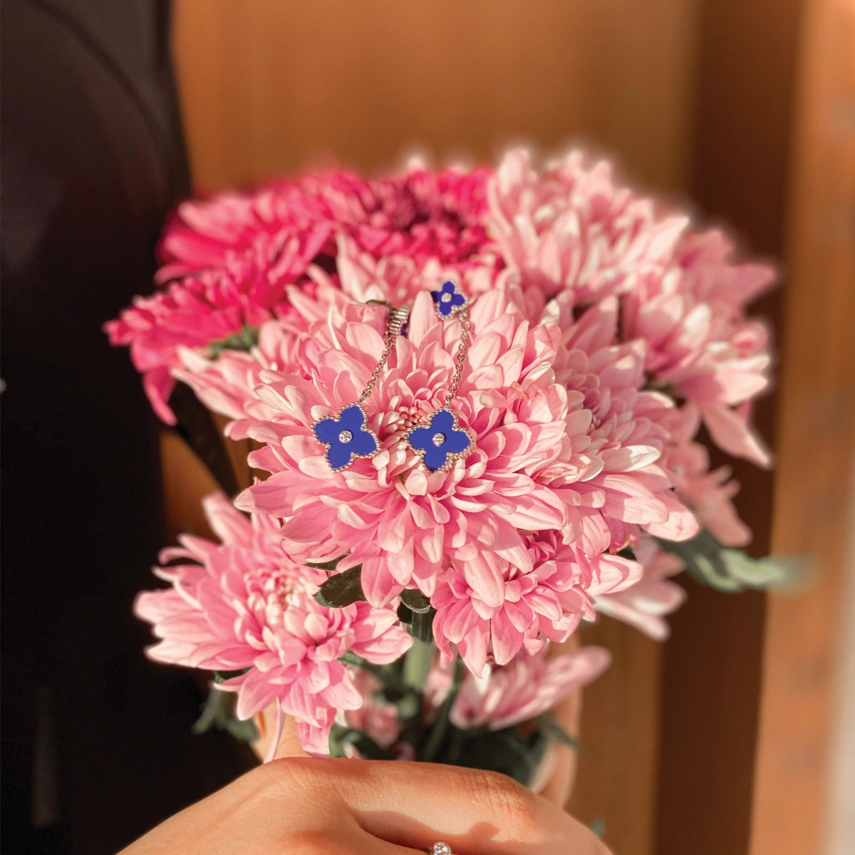 Mini Joory / Earrings Blue Silver