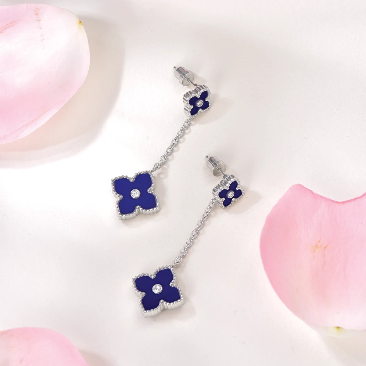 Mini Joory / Earrings Blue Silver