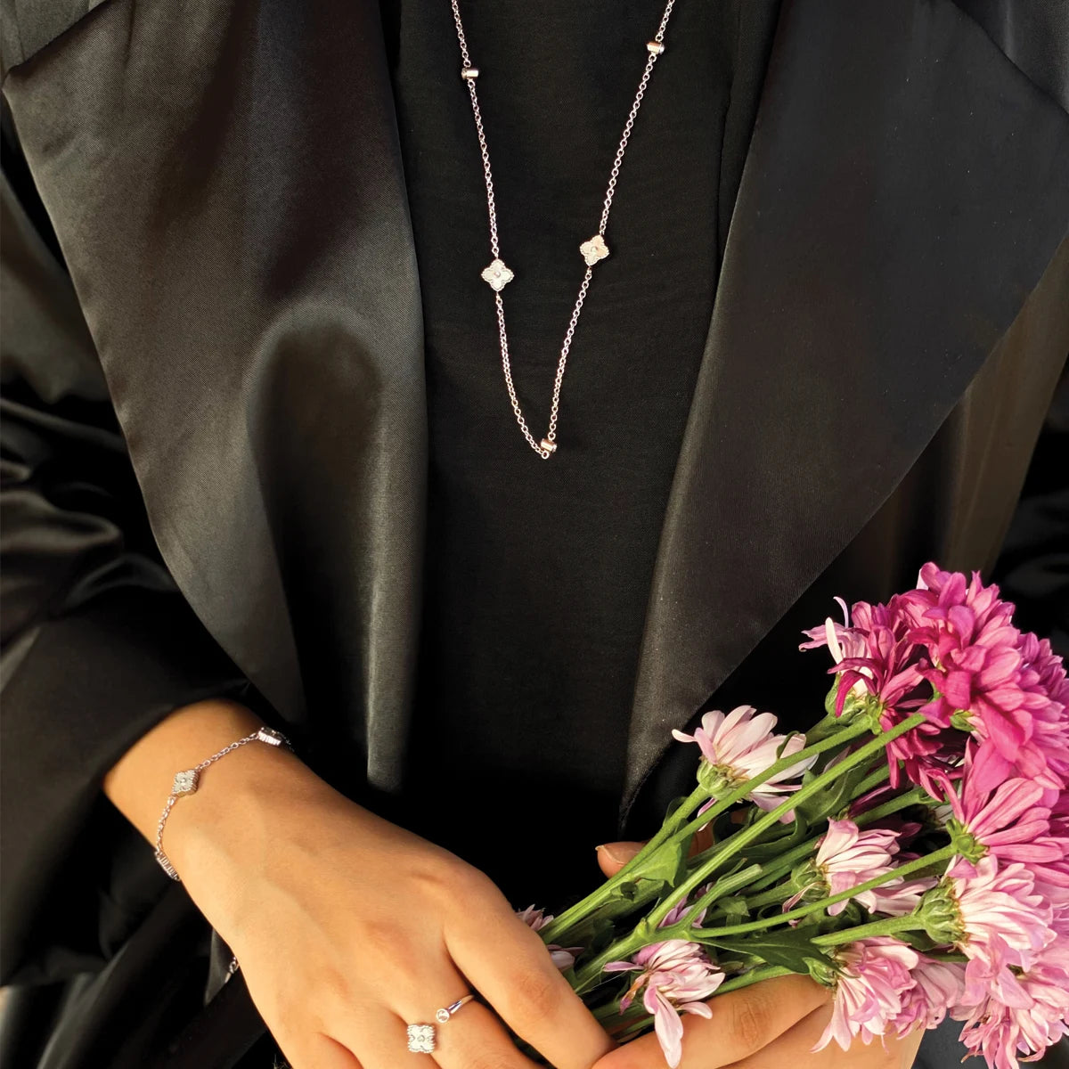 Mini Joory / Necklace Pearl Silver