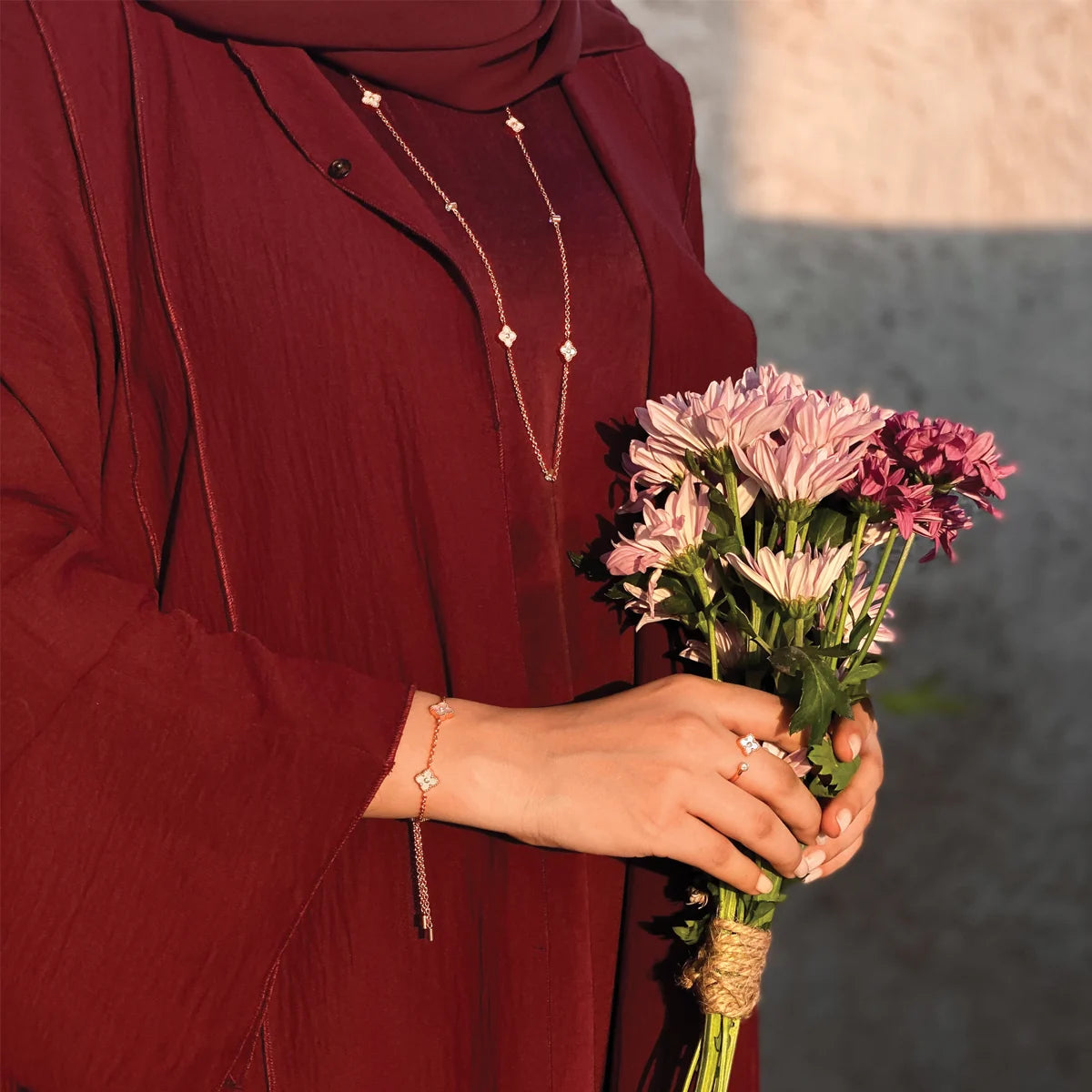 Mini Joory / Necklace Pearl Rose Gold