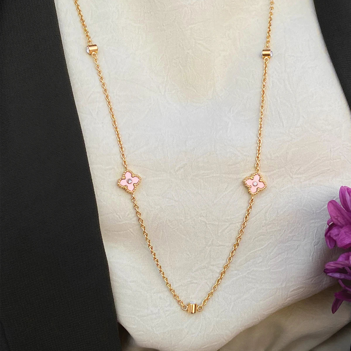 Mini Joory / Necklace Baby Pink Gold