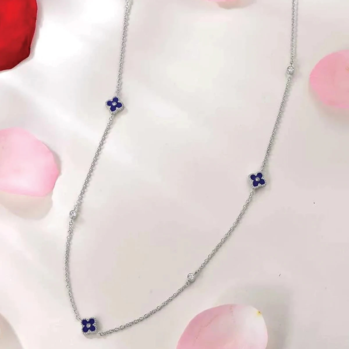 Mini Joory / Necklace Blue Silver