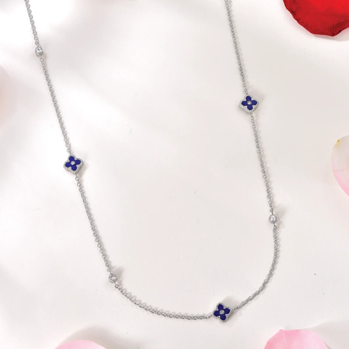 Mini Joory / Necklace Blue Silver