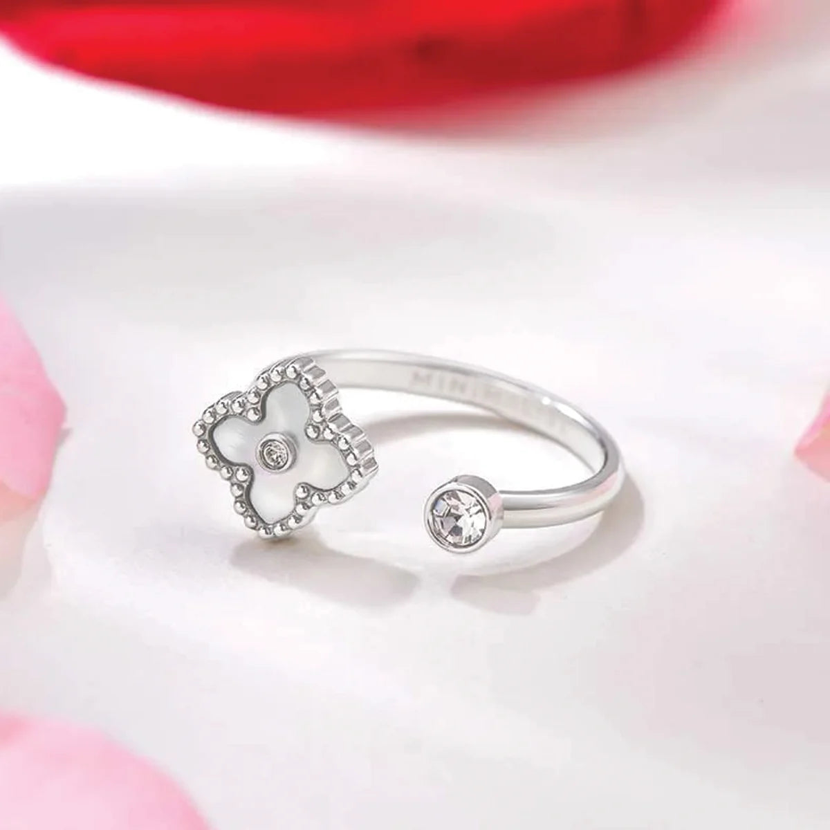 Mini Joory / Ring Pearl Silver