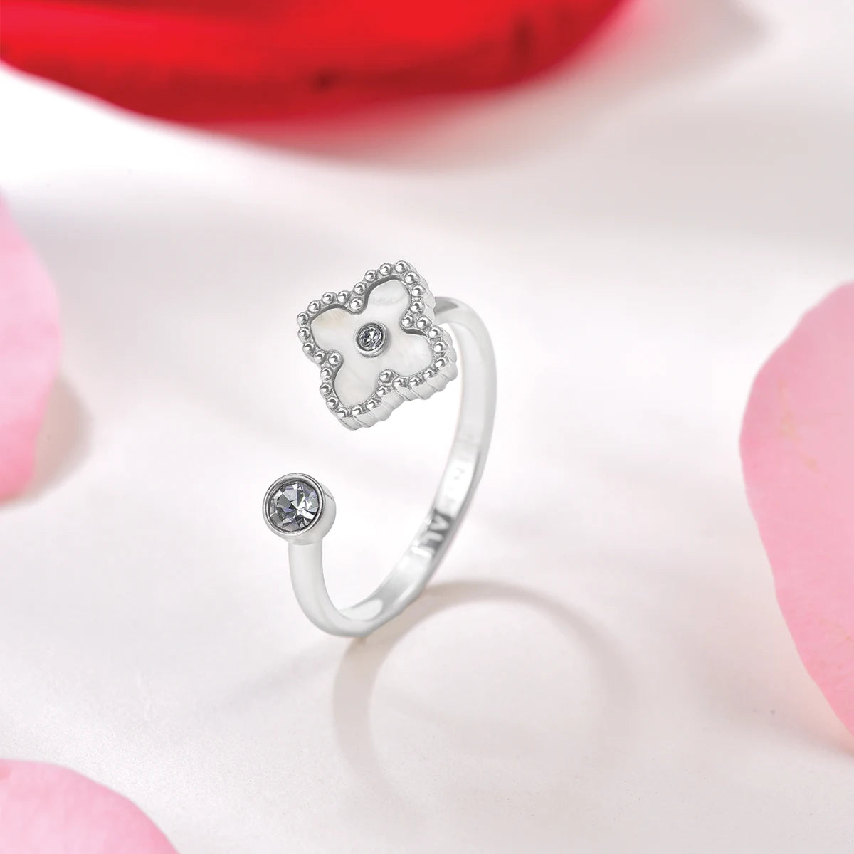 Mini Joory / Ring Pearl Silver