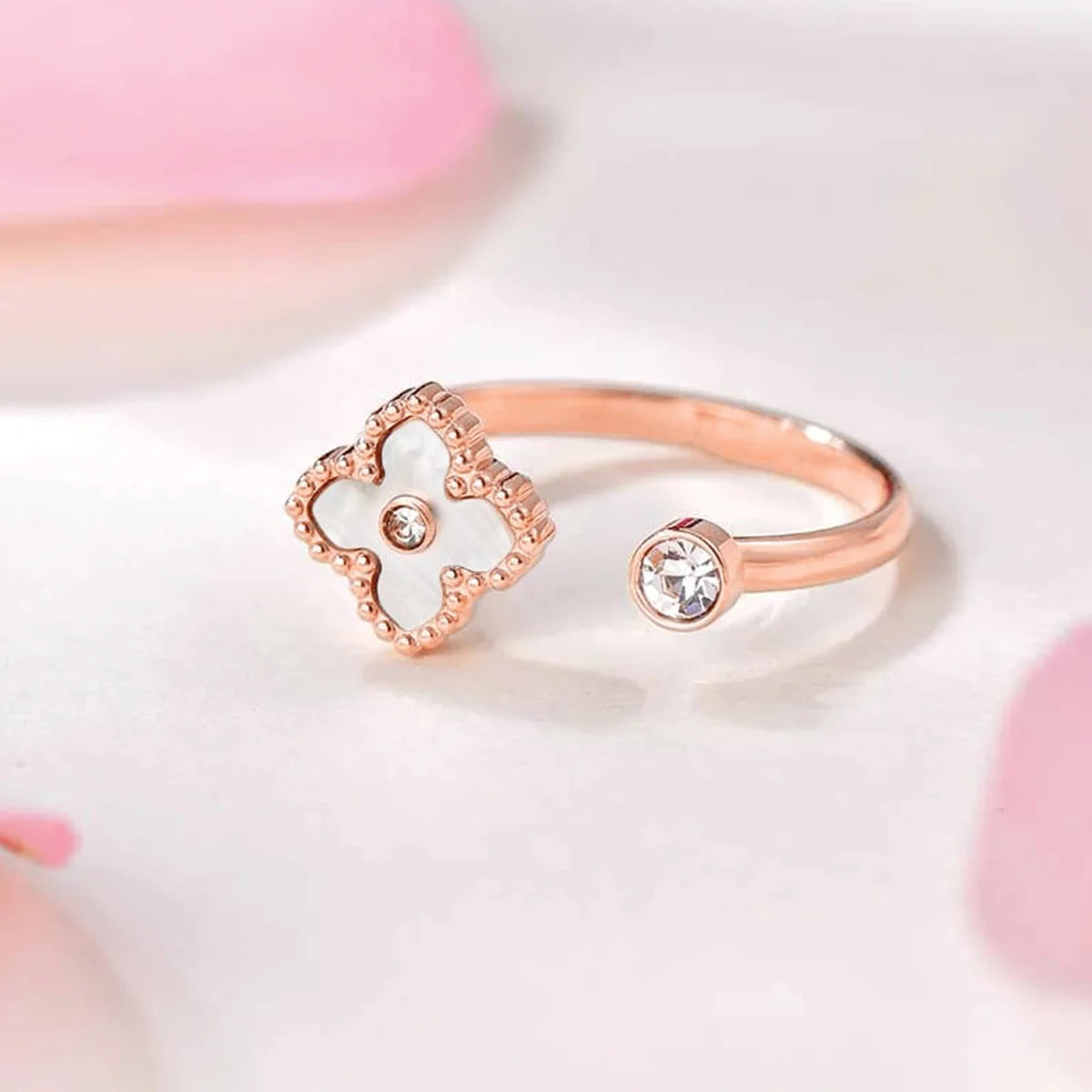 Mini Joory / Ring Pearl Rose Gold