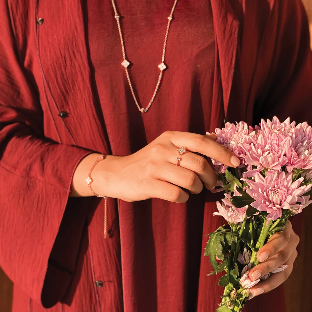 Mini Joory / Ring Pearl Rose Gold