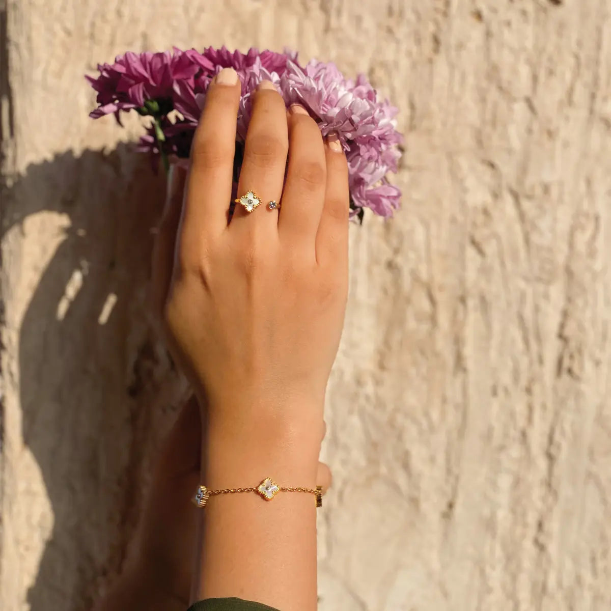 Mini Joory / Ring Pearl Gold