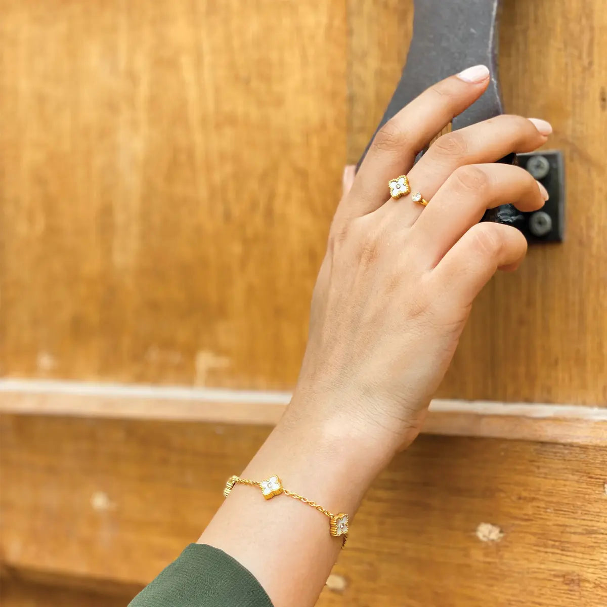 Mini Joory / Ring Pearl Gold